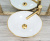 Умывальник Rea Sofia Gold White U0456