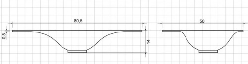 Раковина Vincea VCB-1F800W