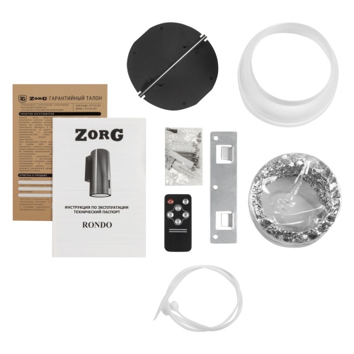 Вытяжка кухонная Zorg RONDO 1260 39 S черная
