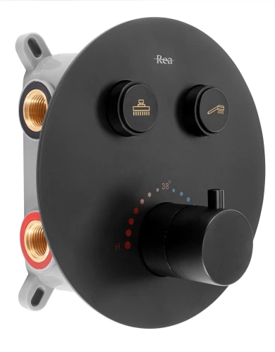 Душевая система Rea Lungo Black matt P8549 Душевая система Rea Lungo Black matt P8549