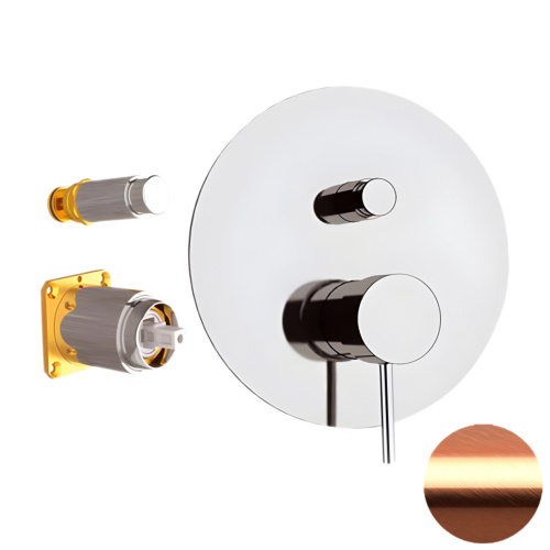 Смеситель для душа Remer X Style X09KBRP, медь брашированная