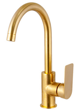 Смеситель для кухни Remer Infinity I72BG, золото брашированное