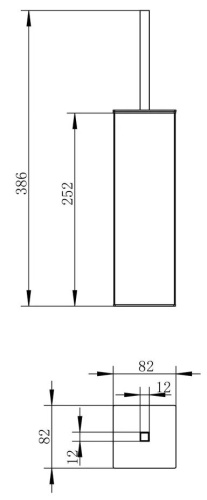 Ёршик напольный Vivi Felice F0313 ORO