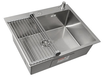 Комплект Arfeka Eco AR мойка 600*500, роллер-мат, дозатор satin decor volcanic rock