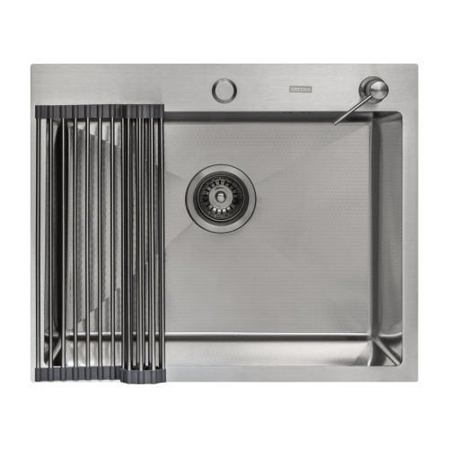 Комплект Arfeka Eco AR мойка 600*500, роллер-мат, дозатор satin decor