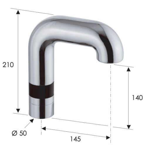 Кран сенсорный для раковины Remer Sensor SE15