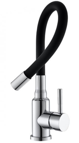 Смеситель для кухни Alveus FLEXA BLACK CHR 1147027
