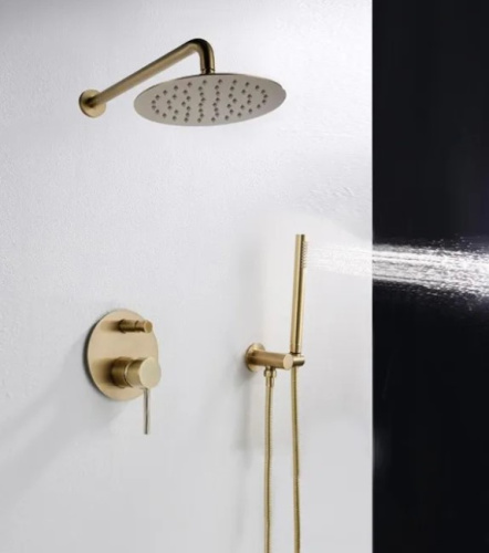 Душевая система Rea Lungo Gold P4110