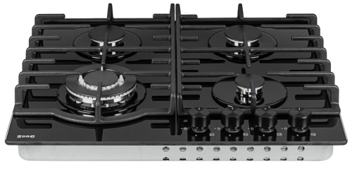 Газовая варочная панель ZORG HAG62 FDW black
