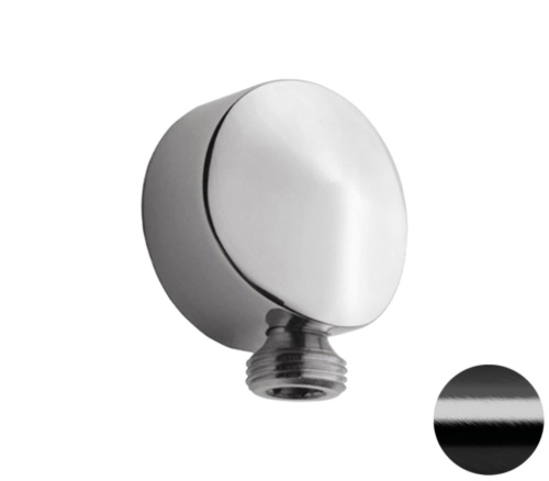 Шланговое подключение для душа Remer 309LCFP, черный брашированный хром