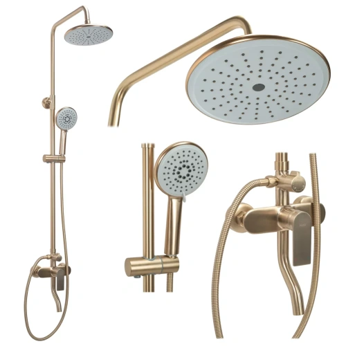 Душевая система Rea Verso gold matt P9146