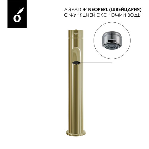 Гигиенический душ с термостатом со смесителем Oliveeka OL-829909+88239017-BG, золотой матовый