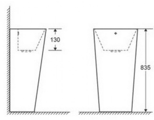 Умывальник CeramaLux G302
