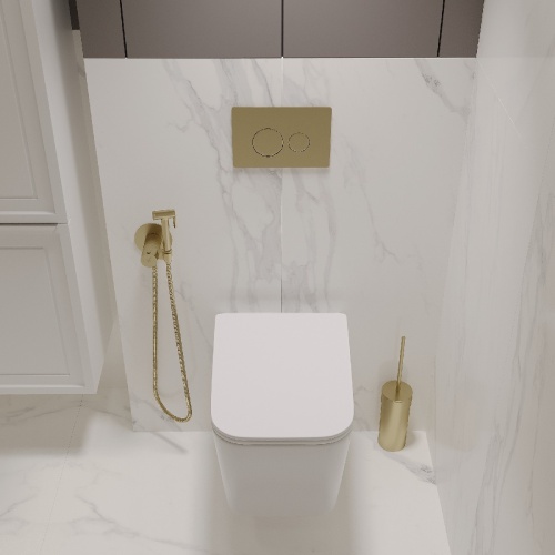 Комплект Oliveeka инсталляция OL-MQ-003 с унитазом OL-5014 и кнопкой OL-R22-BG