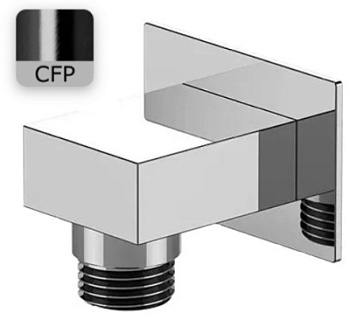 Шланговое подключение для душа Remer 309WCFP, черный брашированный хром