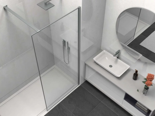 Душевая стенка Vincea Walk-In HS VSW-1HS800CLGM