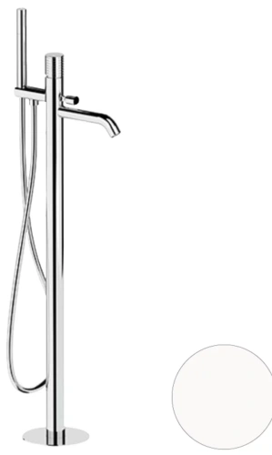 Смеситель для ванны Remer Celebrity CEC08BO, белый матовый