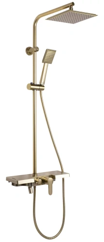 Душевая система Rea Bravo gold matt P4121