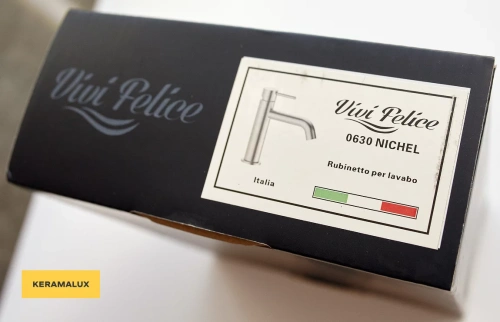 Смеситель для умывальника Vivi Felice 0630 Nichel