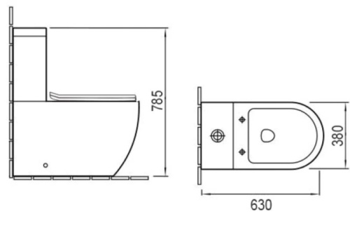 Унитаз напольный Vincea Globo VT2-14