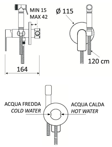 Гигиенический душ Mariani Artic В00185AT