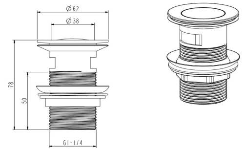 Смеситель для раковины Nemo Round NM-2312CR chrome