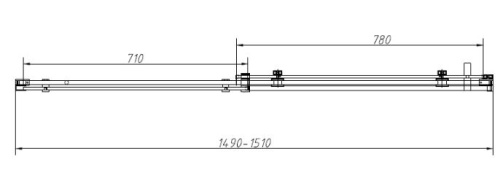 Душевой уголок Vincea Como-N VSR-4CN1015CL