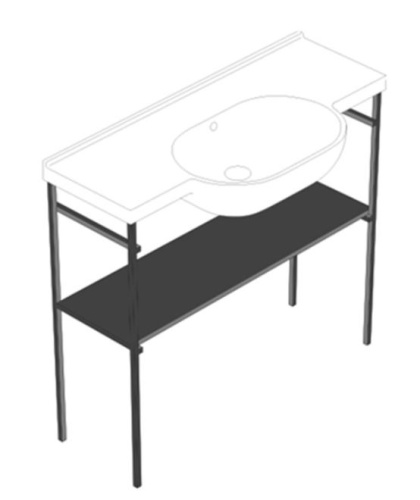 Структура напольная для раковины Globo Mode ME003SAR Структура напольная для раковины Globo Mode ME003SAR