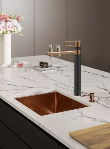 Смеситель для кухни Alveus MAYA COPPER BLACK 1150749