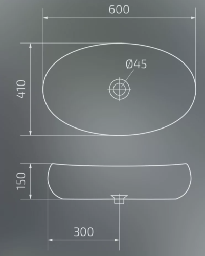 Умывальник Gid N9030a