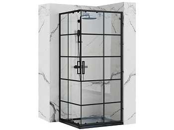 Душевой уголок Rea Concept Black 80x80 K5479