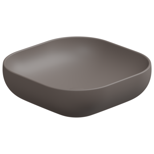 Раковина накладная 45 см GSG Ceramic Design Easy EALAVQU45029, Tortora Matt