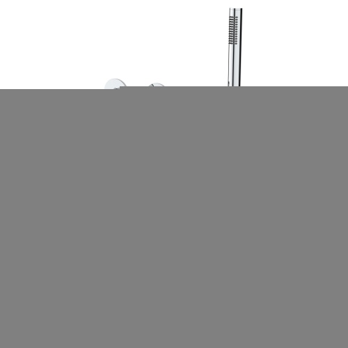 Смеситель для ванны Vincea Aura VBTW-6AU1CH, встраиваемый, хром