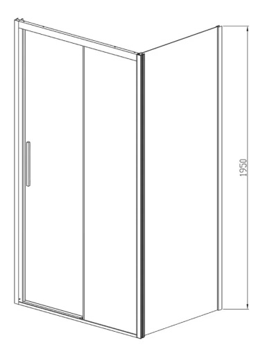 Душевой уголок Vincea Soft VSR-3SO1016CL