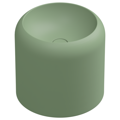Раковина накладная 42 см GSG Ceramic Design Petra PELAVSECOLFS031, Salvia Matt