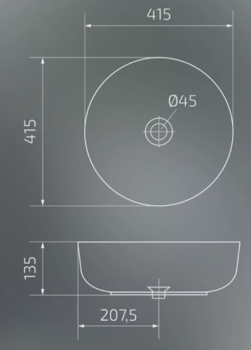 Умывальник Gid Nc911