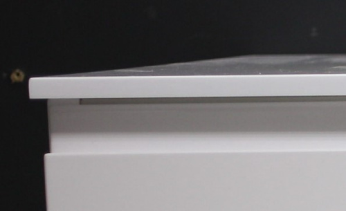 Столешница из акрилового камня 600*485 (белый глянец) толщина 12мм Столешница из акрилового камня 600*485 (белый глянец) толщина 12мм