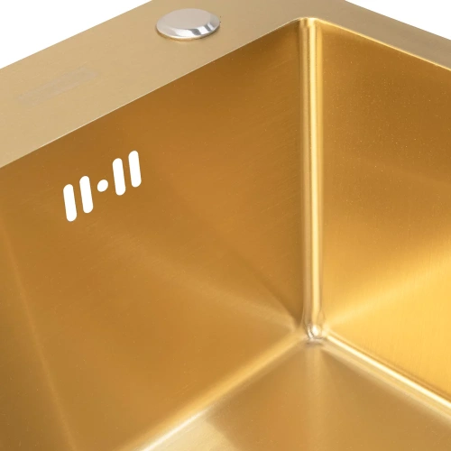 Мойка кухонная Arfeka Eco AR 700*500 gold PVD NANO