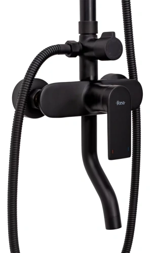 Душевая система Rea Verso Black Matt P9145