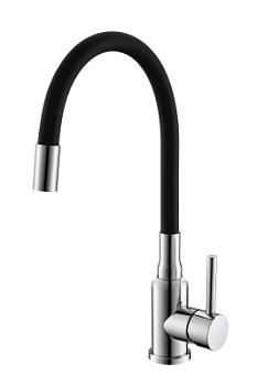 Смеситель для кухни Alveus FLEXA BLACK SAT 1147023