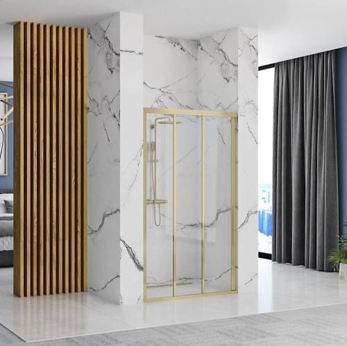 Душевая дверь Rea Alex 120 gold matt K2501