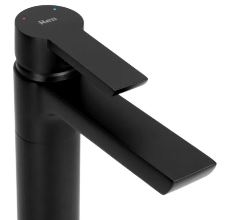 Смеситель для умывальника Rea Argus Black B6210