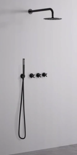 Душевая система Rea Exit Black matt P8000