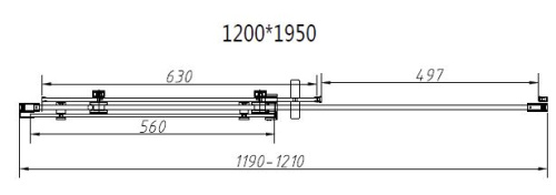Душевой уголок Vincea Como-N VSR-4CN1012CLB Душевой уголок Vincea Como-N VSR-4CN1012CLB