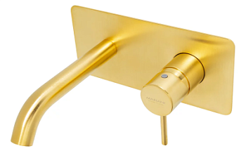 Смеситель для раковины Mariani Next B22565NS, золото брашированное