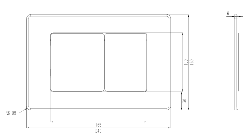 Комплект Oliveeka инсталляция OL-MQ-003 с унитазом OL-6016 и кнопкой OL-E12-CR