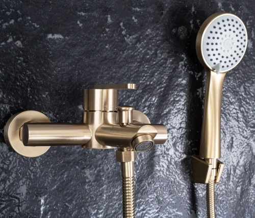 Смеситель для ванны Rea Ontario gold matt B5513