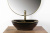 Умывальник Rea Sofia Black Gold Edge U3695