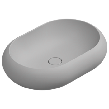 Раковина накладная 60x42 см GSG Ceramic Design Petra PELAV60033, Perla Matt