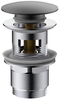 Донный клапан для раковины Vincea DPU-1B01GM с переливом